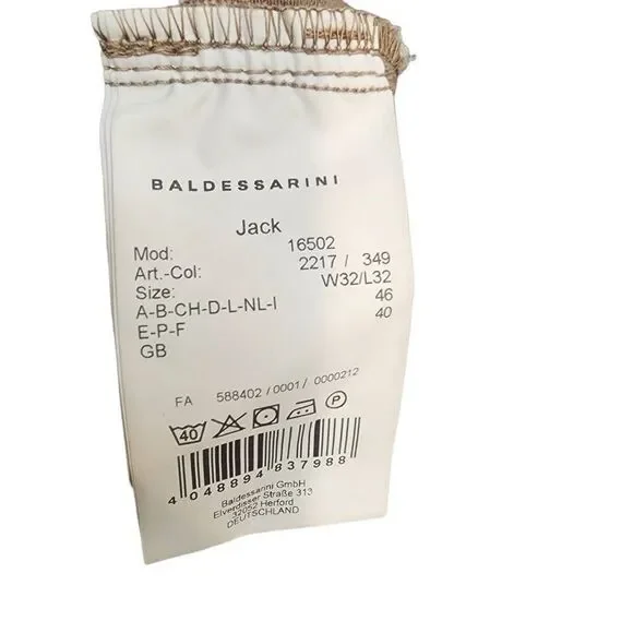 Baldessarini Jack Regular Fit Lefthand Twill Size 32 Pants - Main Image